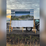 Image d'un panneau de chantier